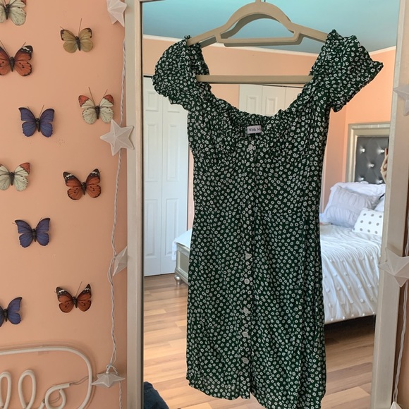 With Jean Dresses & Skirts - With jéan green isabelle dress